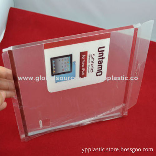 Clear Printed Plastic Box Cover for iPad
